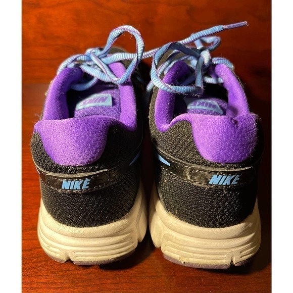 Nike Revolution 2 Women's 8 Running Shoes Black Purple Training Sneakers Gym - Picture 8 of 8